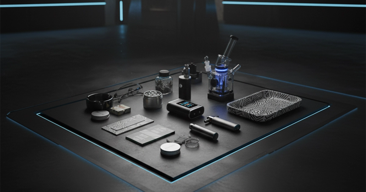 Top smoking essentials every smoker needs in 2025 displayed.