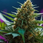 Cannabis Plant With THC Compounds